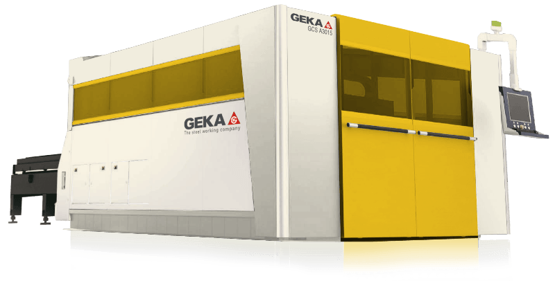 Geka, línea CNC con corte por láser de fibra gcsa